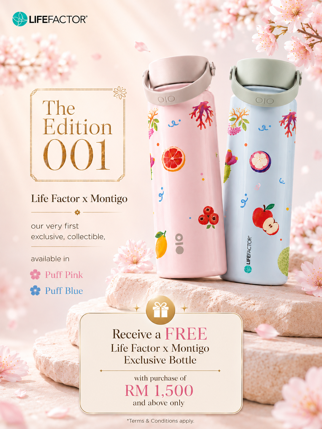 Montigo X Life Factor Ace Medium Bottle (Edition 001) 18oz